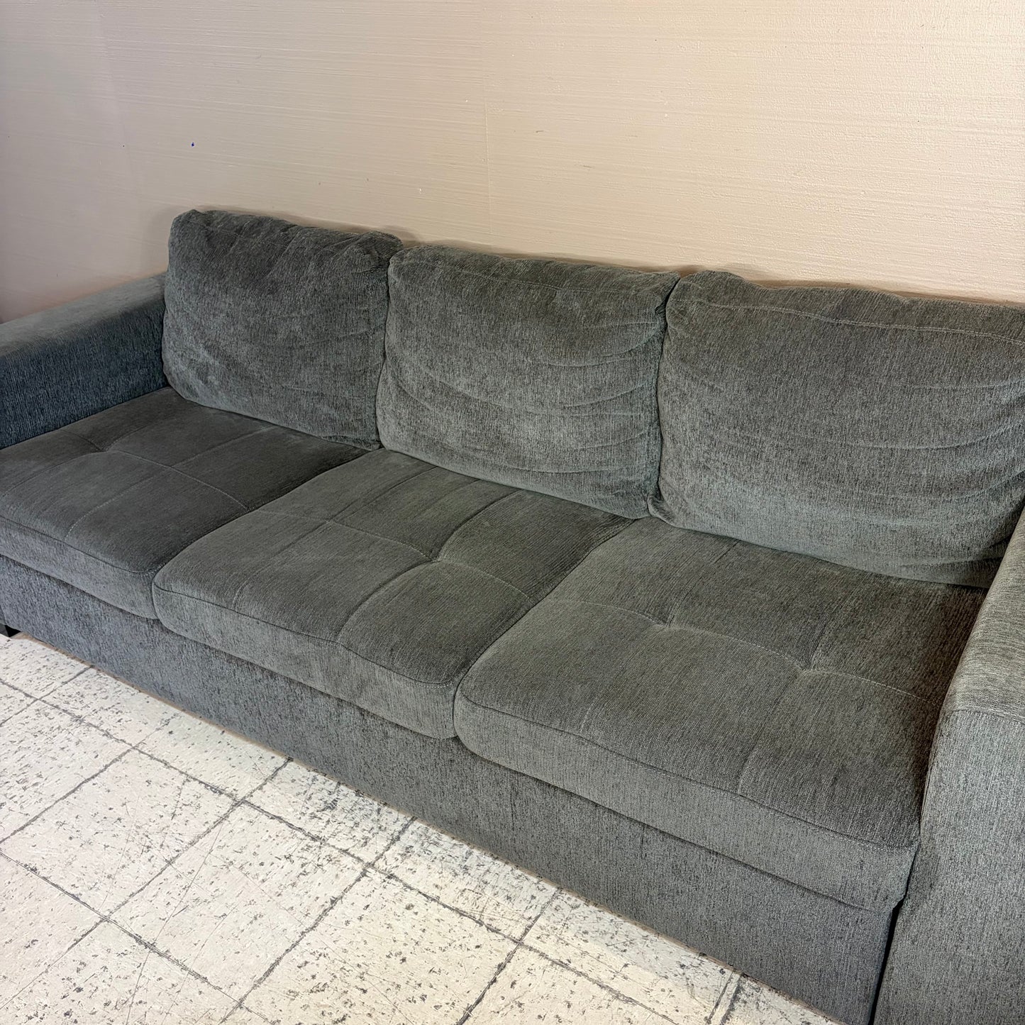 Gray Modern Pullout Bed Couch
