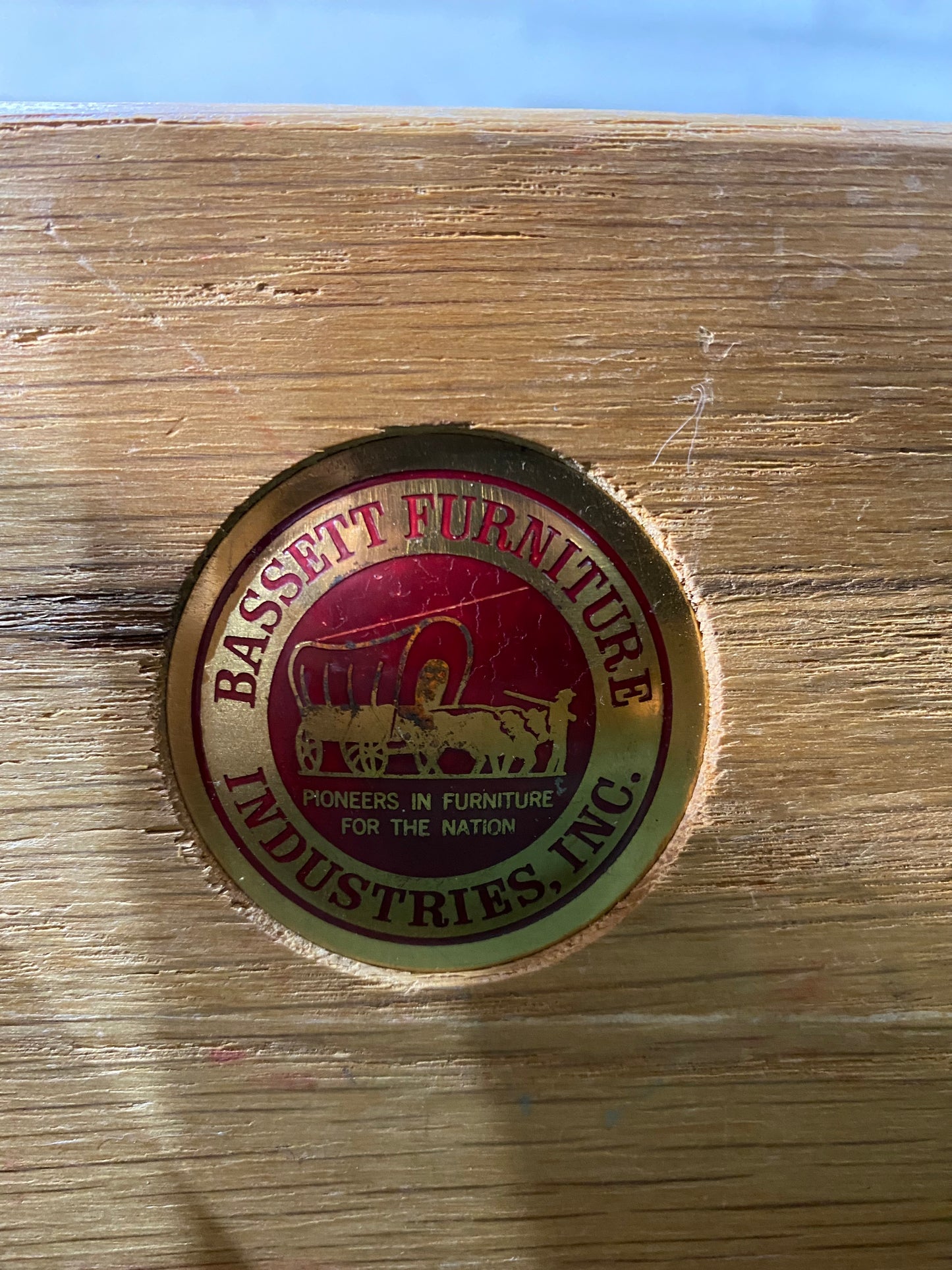 Turquoise Bassett French Provincial Hutch