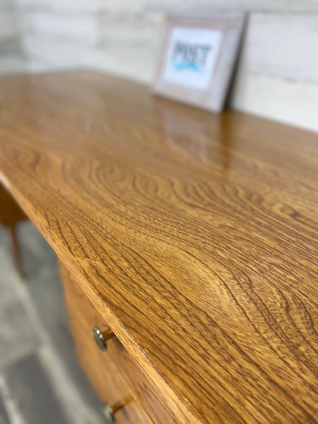 Mid Century Wood Desk