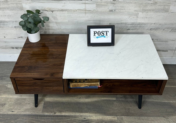 Modern Faux Marble Coffee Table