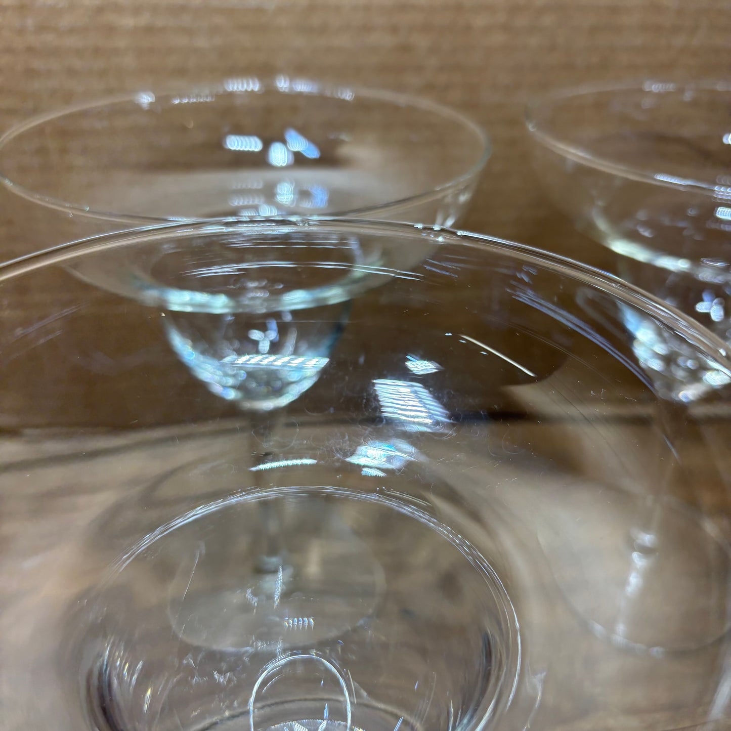 Vintage Handblown Margarita Glasses Set Of 4