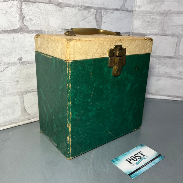 Vintage 45 Record Carrying Case Keeper Box