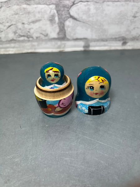 Mermaid Treasure Matreshka Nesting Dolls