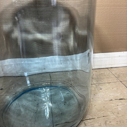 Vintage Blue Tint Large Glass Jug