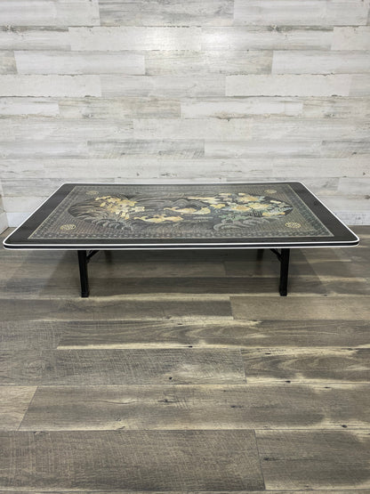 Vintage Folding Korean Tea Table- Black