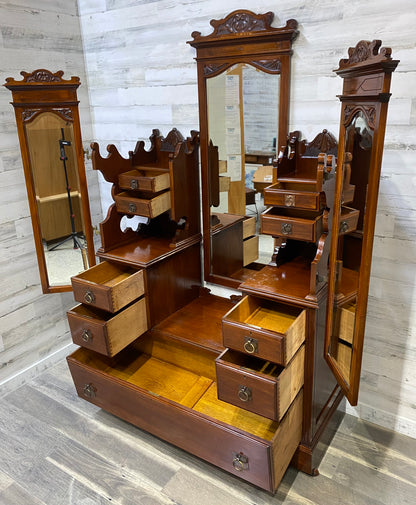 Antique Victorian Vanity Dresser