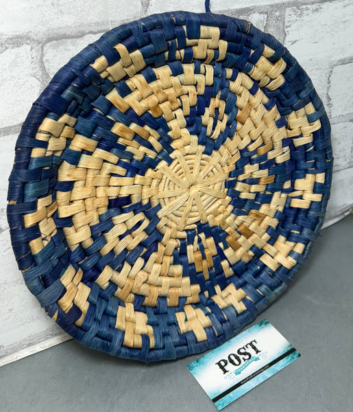 Blue Woven Tray