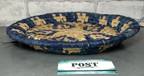 Blue Woven Tray