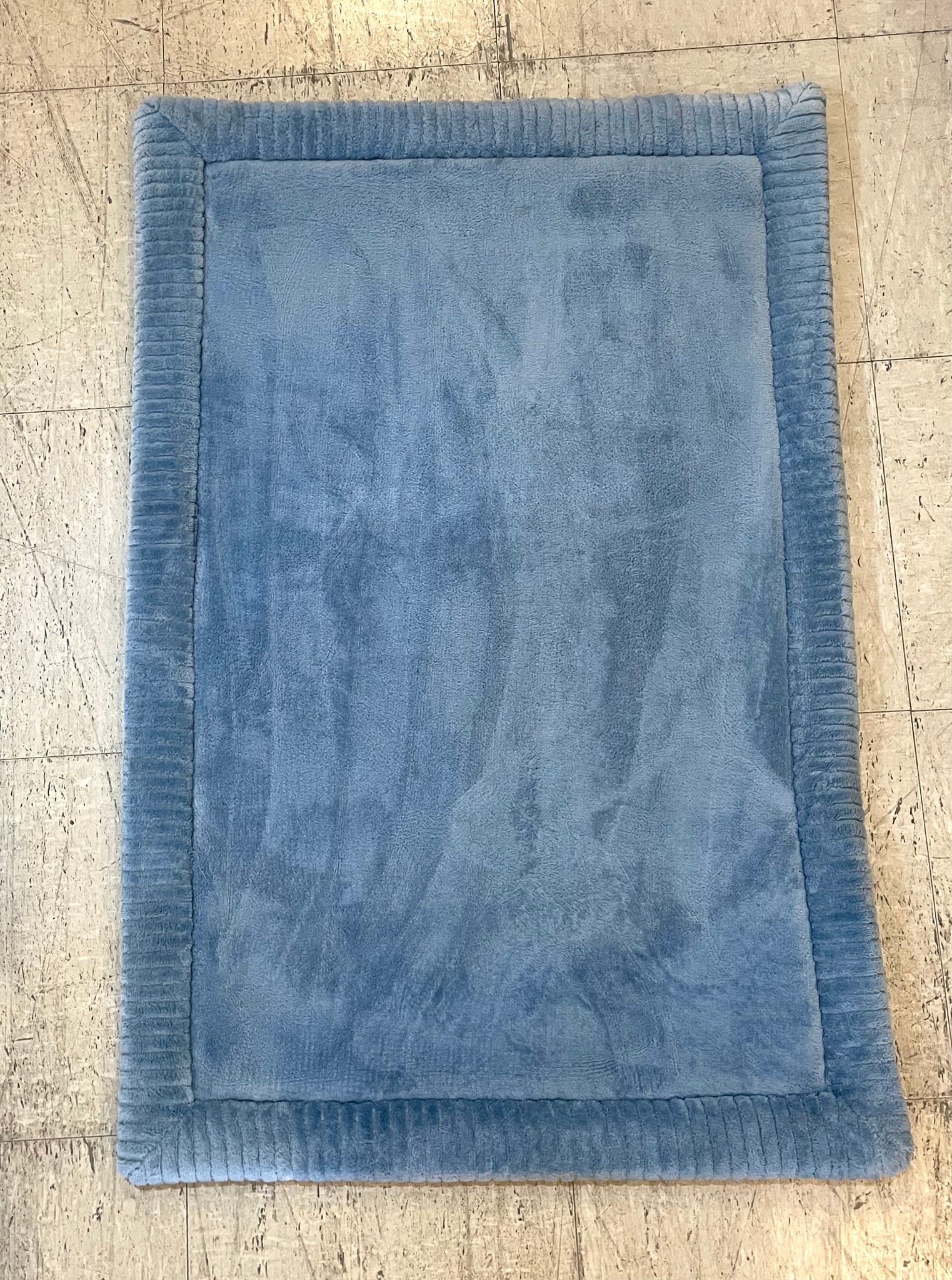 Blue Memory Foam Rug