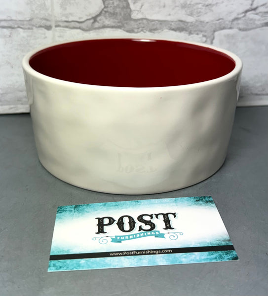 Rae Dunn Red “Feast” Bowl