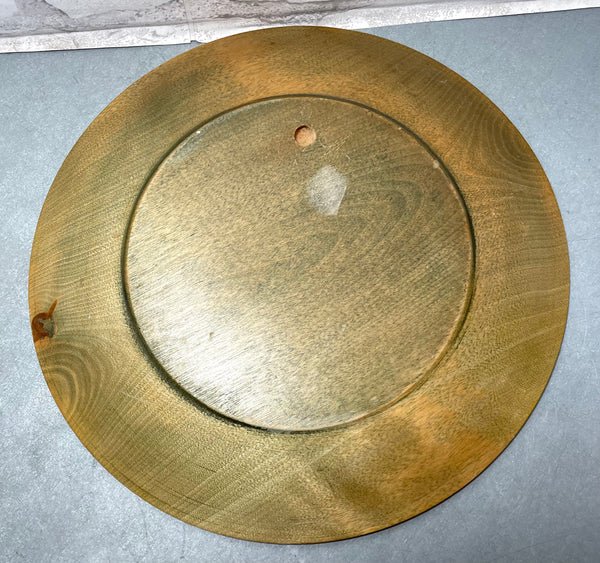 Vintage Wooden Plate Decor