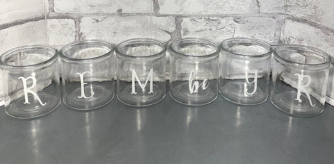 Letter Jars
