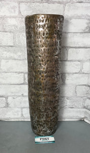 Tall Metal Vase