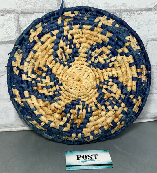 Blue Woven Tray