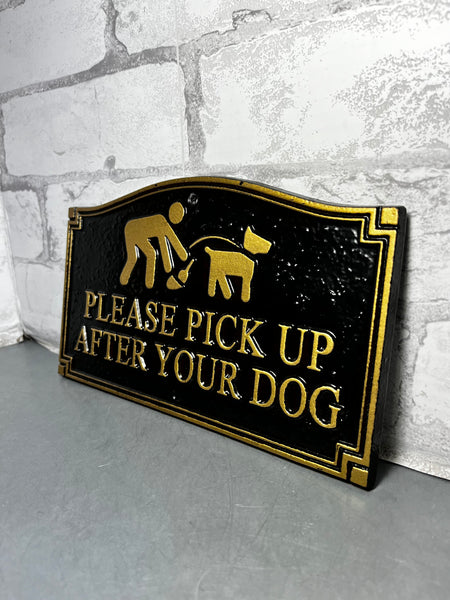 Please Pick Up After Your Dog Sign