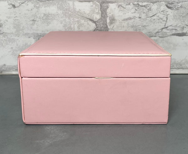 Pink Leather Jewelry Box