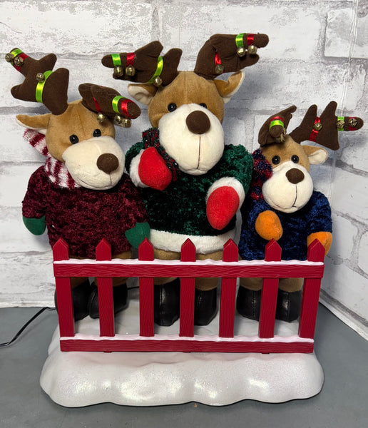 Avon Rocking Reindeer Display