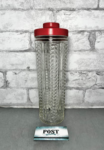 Vintage Glass Cocktail Shaker