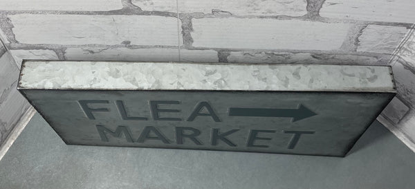 “Flea Market” Sign