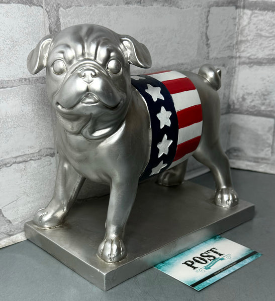 American Flag Pug