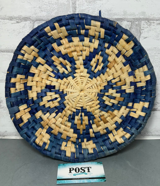 Blue Woven Tray