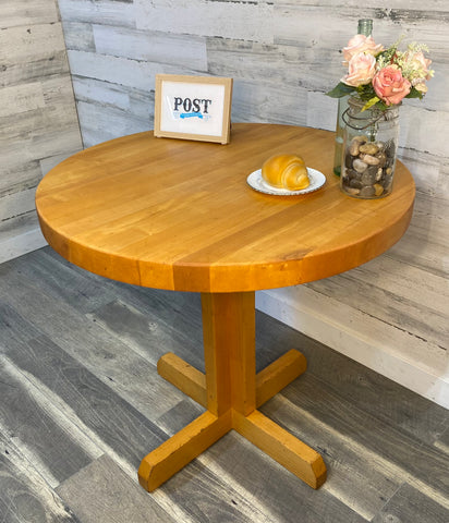 Small Butcher Block Dining Table