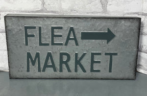 “Flea Market” Sign