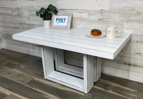 White Rustic Coffee Table