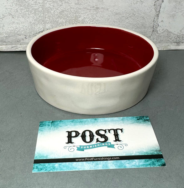 Rae Dunn Red “Nibble” Bowl