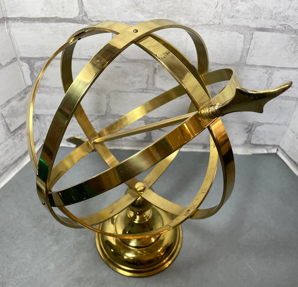 Vintage Brass Armillary Sphere / Globe