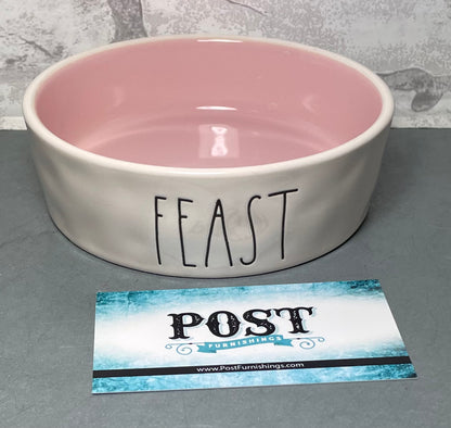 Rae Dunn “Feast” Cat Food Bowl