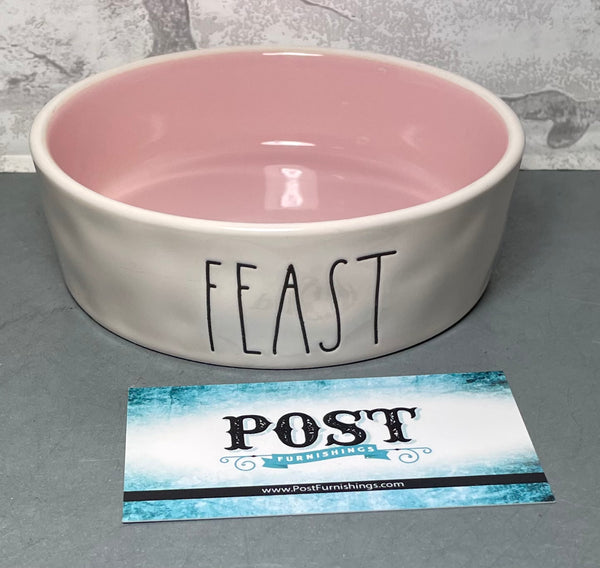 Rae Dunn “Feast” Cat Food Bowl