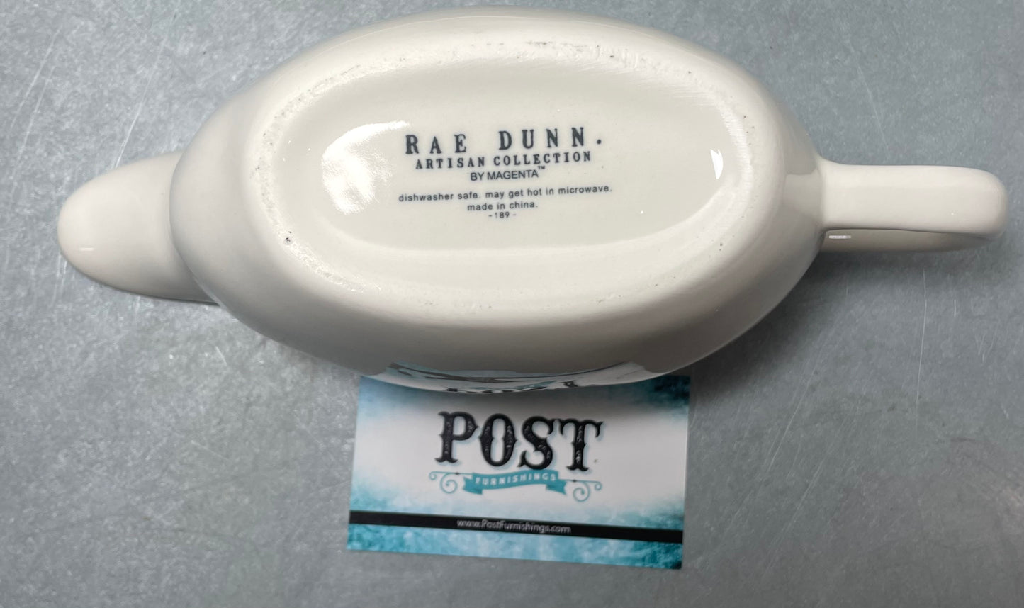 Rae Dunn “Gobble” Gravy Boat