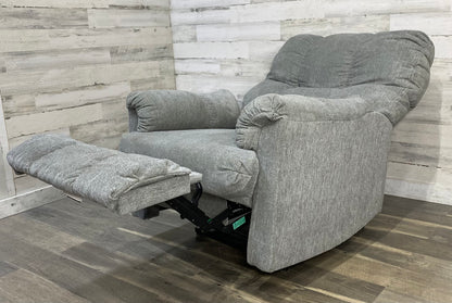 Gray Rocker Recliner Chair