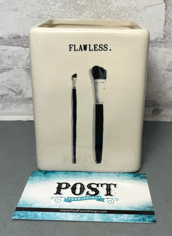 Rae Dunn “Flawless” Makeup Brush Holder