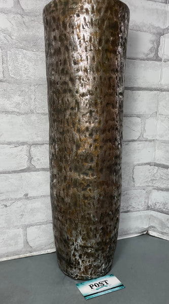 Tall Metal Vase