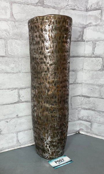 Tall Metal Vase