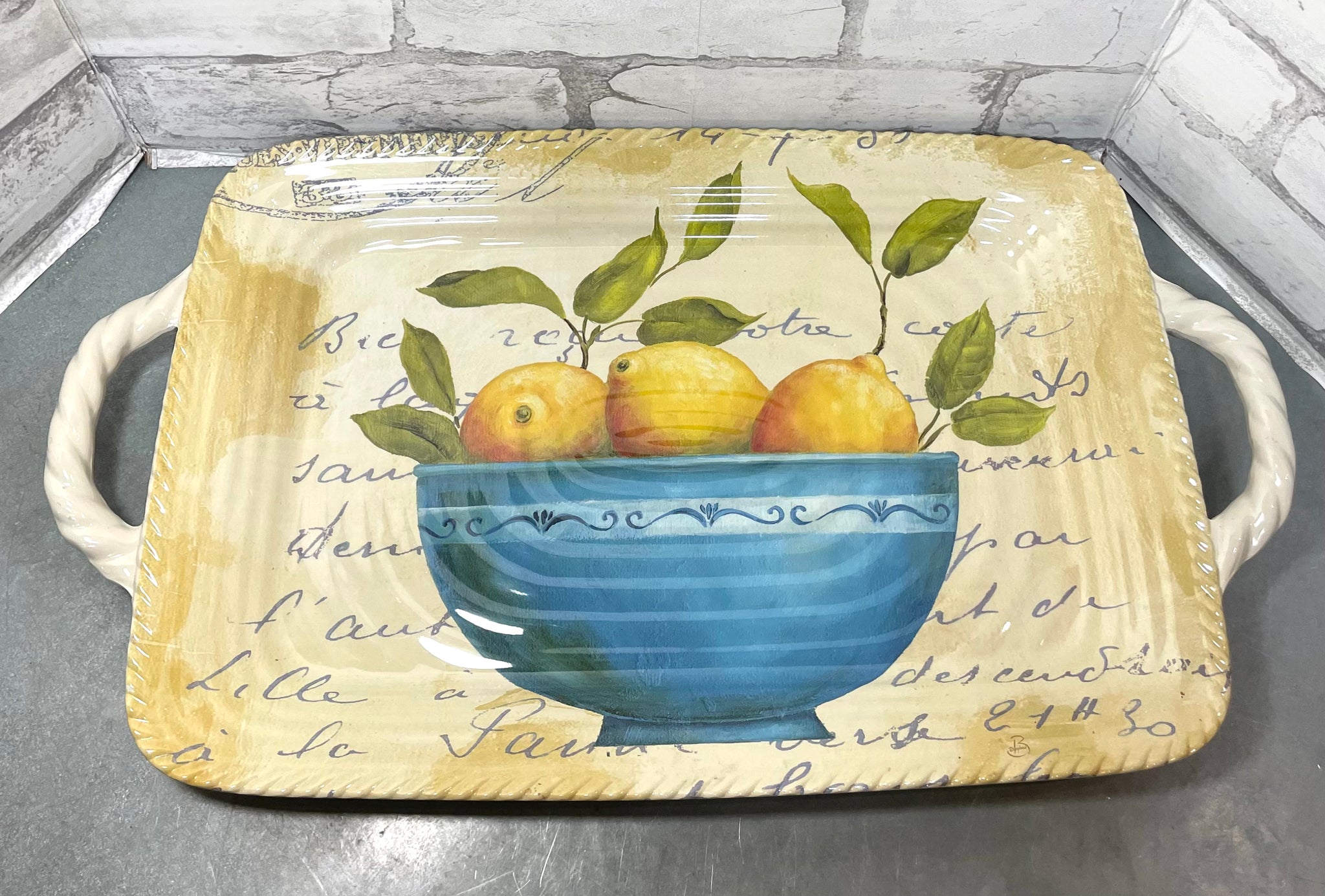 Lemon Serving Tray