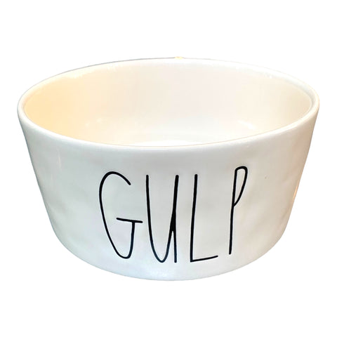 Rae Dunn “Gulp” Dog Bowl