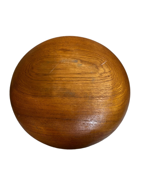 Vintage Teak Wood Serving Bowl