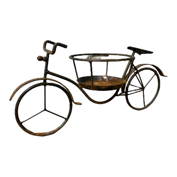 Metal Bicycle Planter