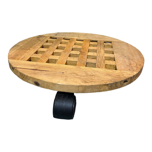 Round Rolling Plant Stand