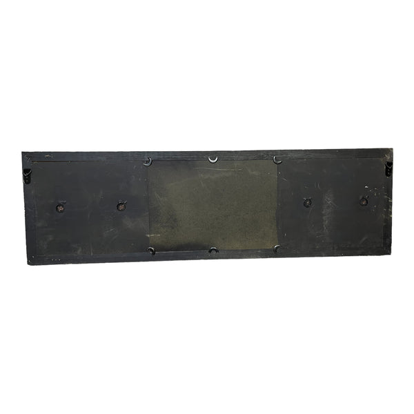 Rustic Mirror With Hooks