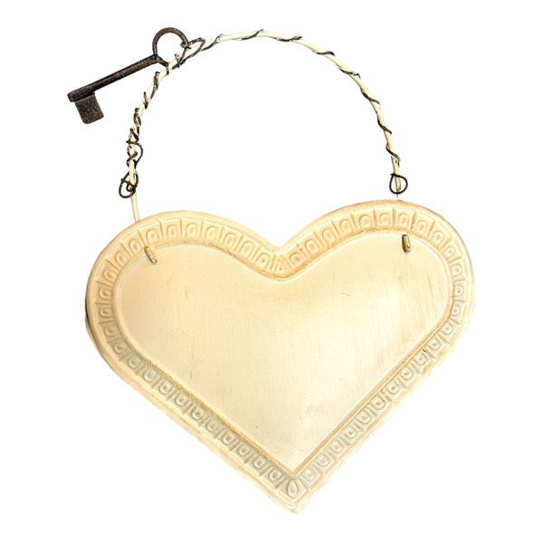 Vintage Metal Heart With Pocket