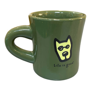 “Life Is Good” Green Mug