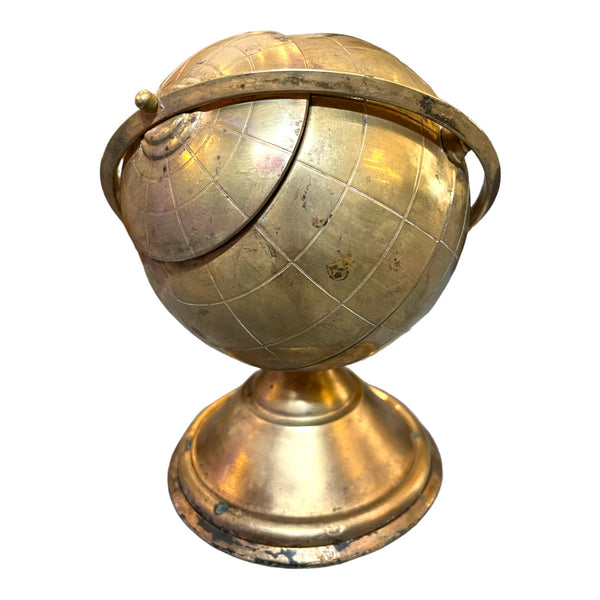 Vintage Brass Globe Cigarette Holder