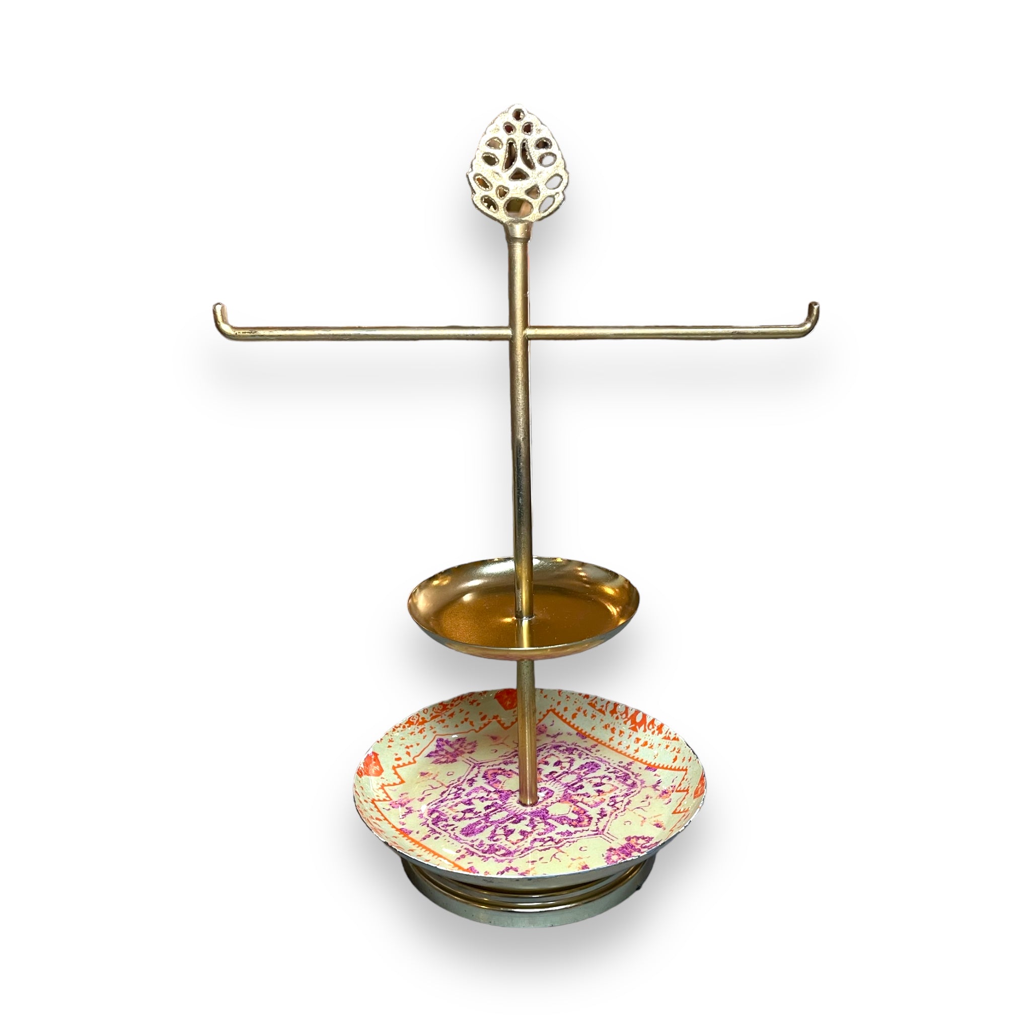 Gold Boho Jewelry Stand