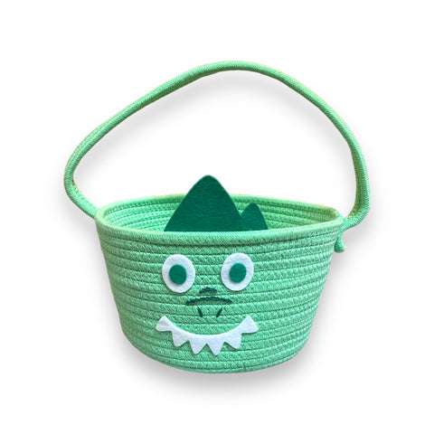 Green Monster Halloween Basket