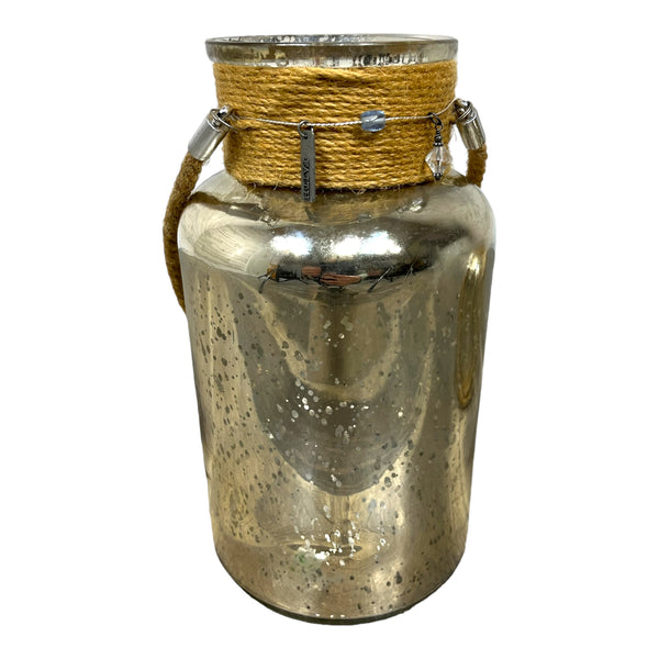 Golden Glass W/ Rope Vase