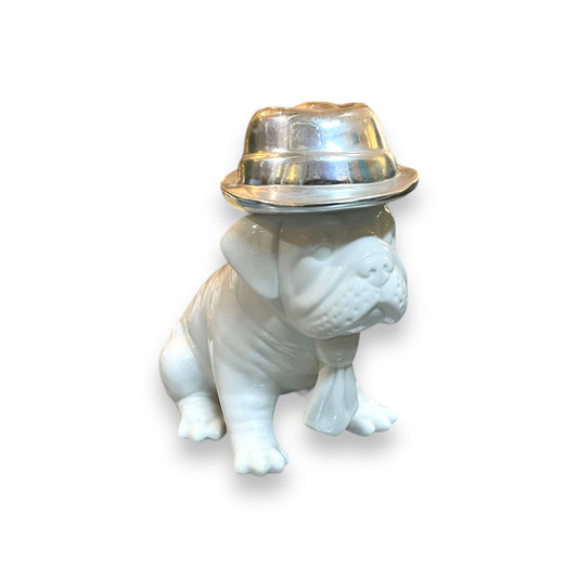 Ceramic Bulldog Statue
